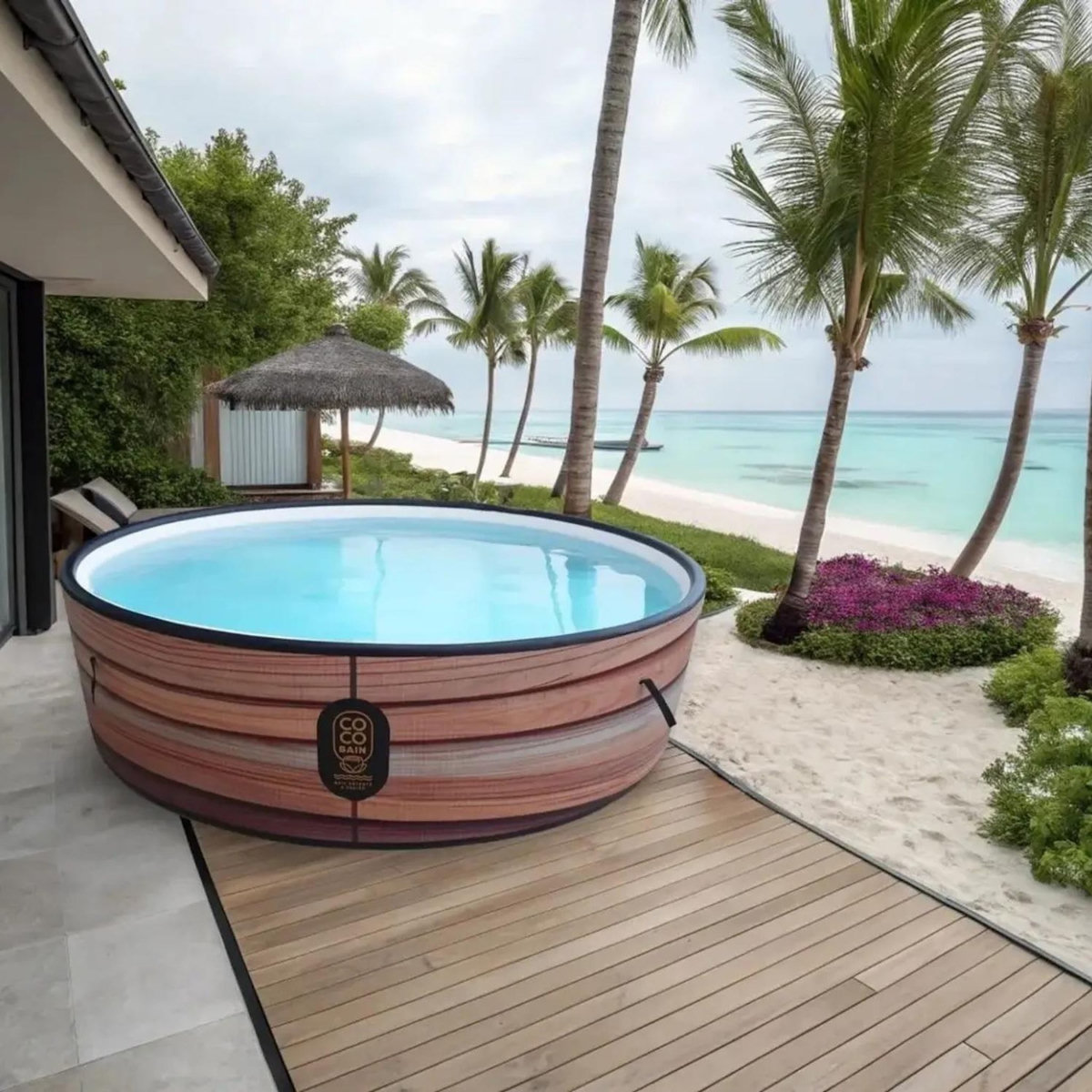 COCO BAIN Piscine gonflable 250 cm Maui XL, 2700 litres