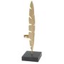 Voir la diapositive 2 : Paris Prix Plume Déco en Métal  Bougeoir  34cm Or