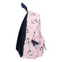 Voir la diapositive 3 : Sac maternelle avec pochette avant motifs zébres