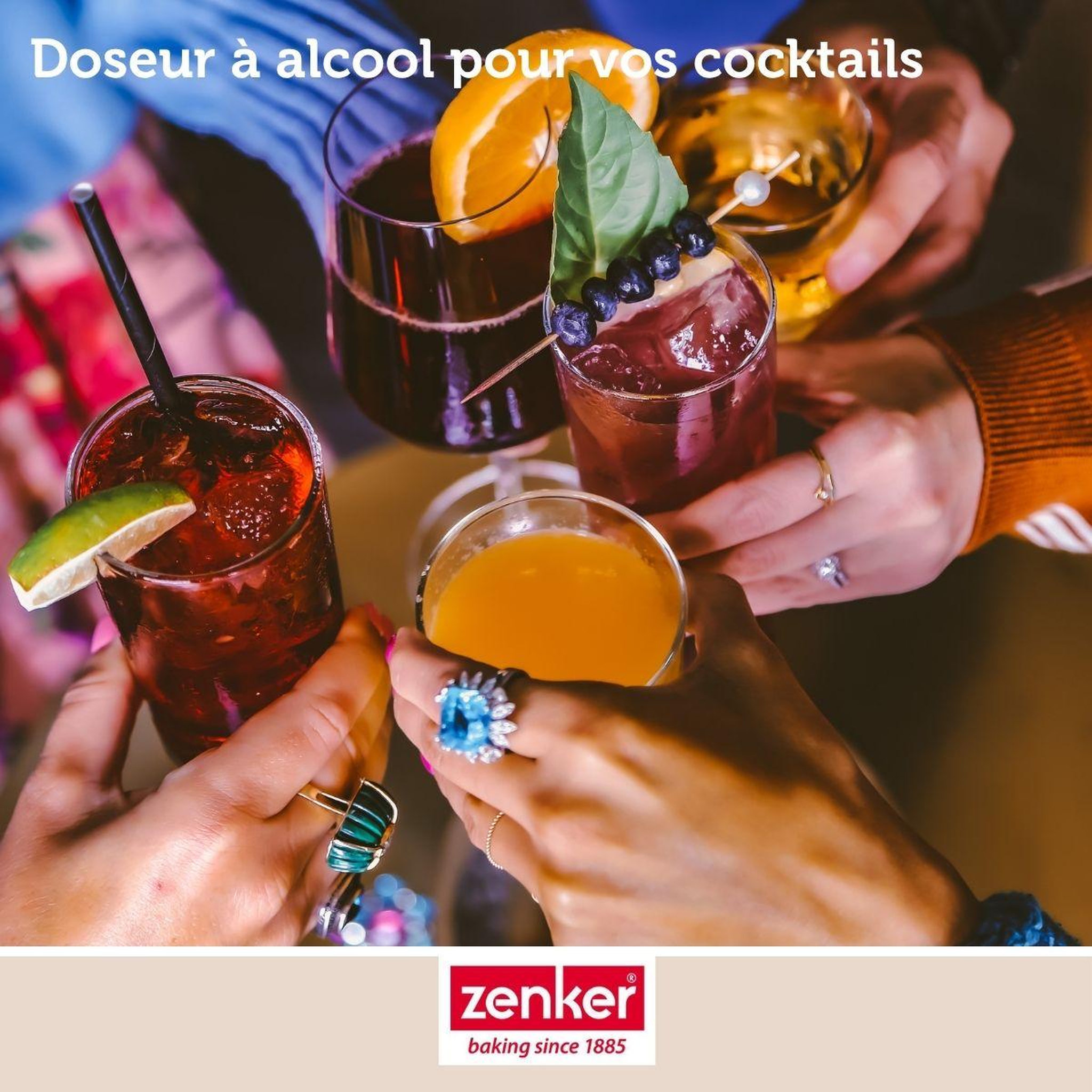 Voir la diapositive 6 : ZENKER Mini verre mesureur en verre 40 ml zenker