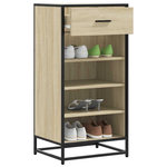 VIDAXL Etagere a chaussures chene sonoma 48x38x97,5 cm bois ingenierie