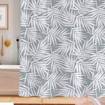 FORNORD Rideau de douche 180x180 cm Jungle