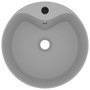 Voir la diapositive 3 : VIDAXL Lavabo de luxe avec trop-plein Gris clair mat 36x13cm Ceramique