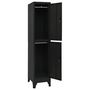 Voir la diapositive 3 : VIDAXL Armoire a casiers Noir 38x45x180 cm Acier