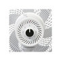 Voir la diapositive 4 : OCEANIC Ventilateur de table OCEANIC - 35W - Diametre 30,5 cm - 3 vitesses - Oscillant - Blanc