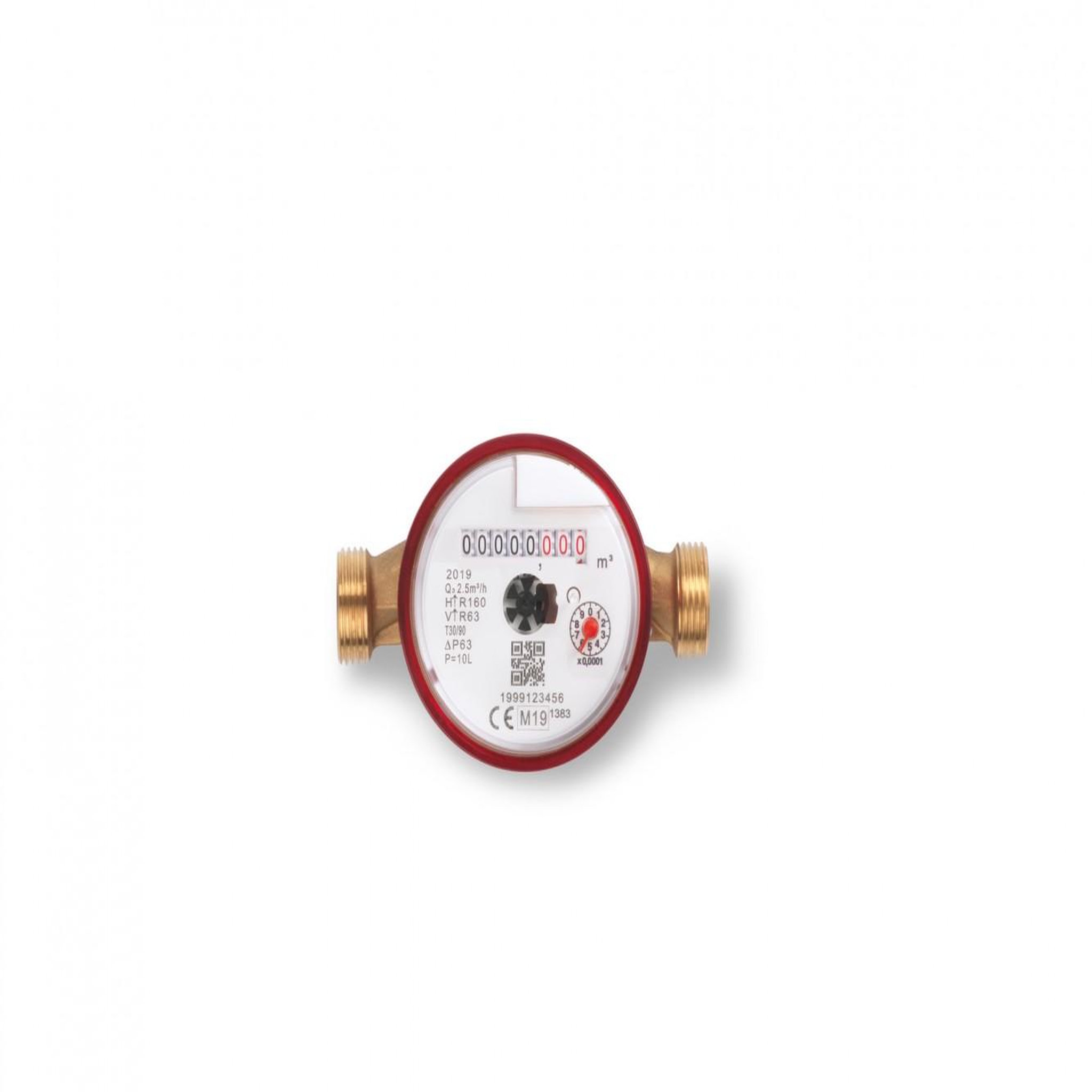 CENTRALE BRICO Compteur divisionnaire jet unique eau chaude r100 20 x 27