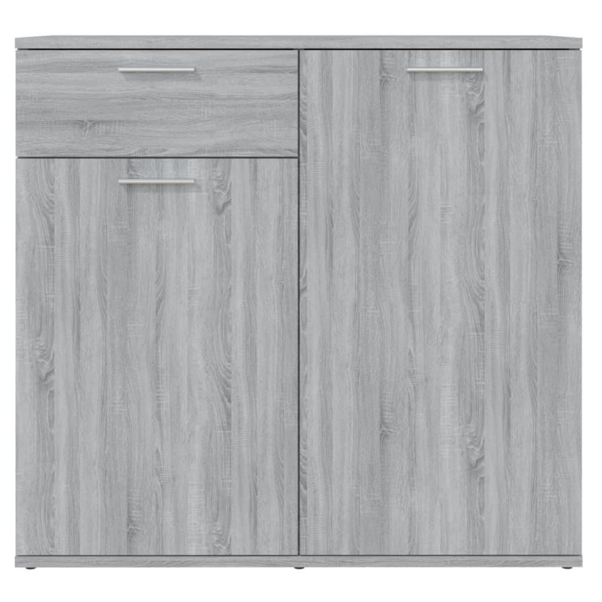 VIDAXL Buffet Sonoma gris 80x36x75 cm Bois d'ingenierie
