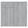 Voir la diapositive 3 : VIDAXL Buffet Sonoma gris 80x36x75 cm Bois d'ingenierie