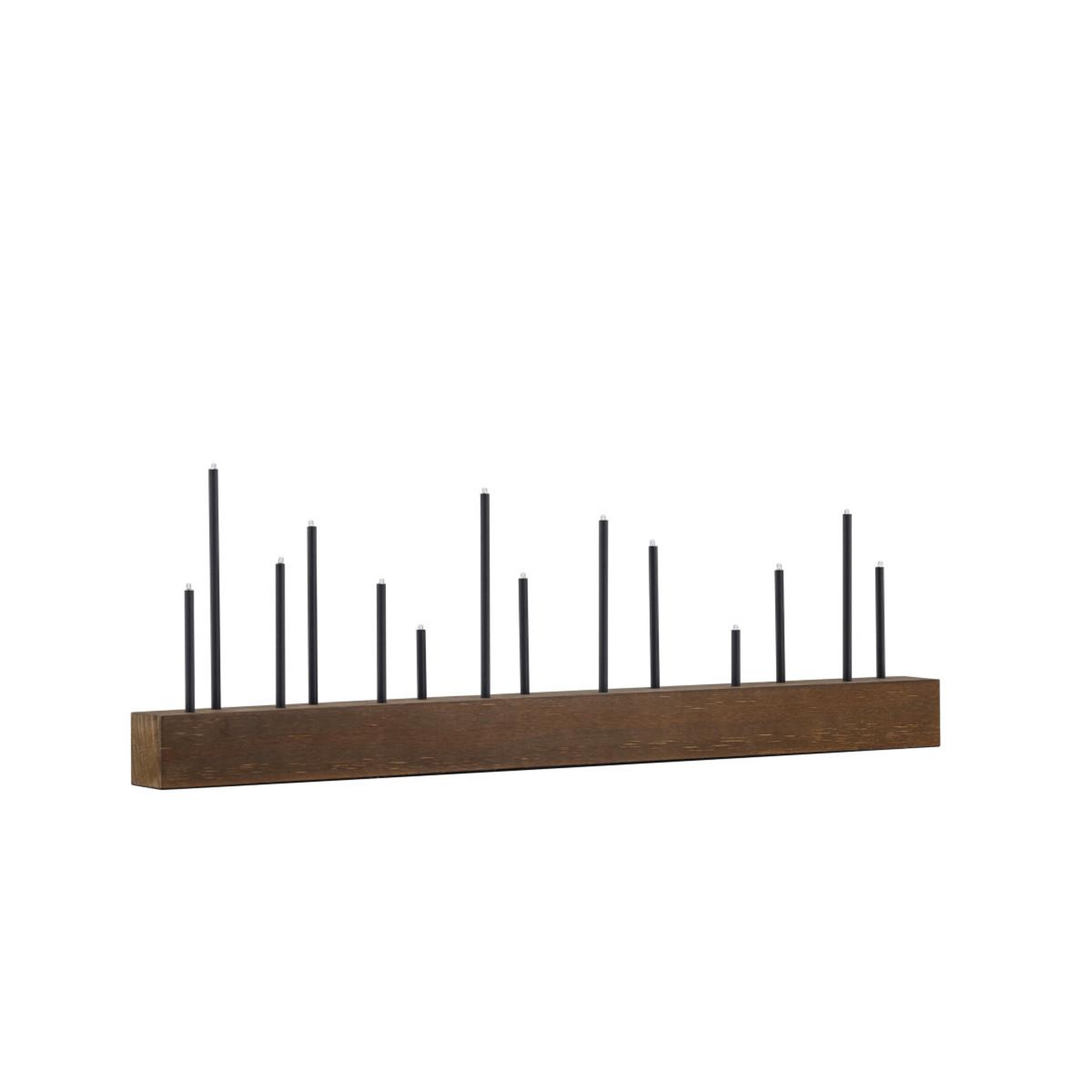 Voir la diapositive 3 : Paris Prix Lampe à poser bougeoir  kungsberget  77cm marron