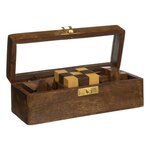 ATMOSPHERA Jeu Casse Tête Déco en Bois  Bota  17cm Marron