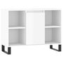 Voir la diapositive 2 : VIDAXL Armoire de salle de bain blanc brillant 80x33x60 cm