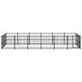 Voir la diapositive 3 : VIDAXL Chenil d'exterieur pour chiens Acier 11,26 m²