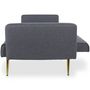 Voir la diapositive 6 : Paris Prix Canapé Convertible Design  Tybio  191cm Gris