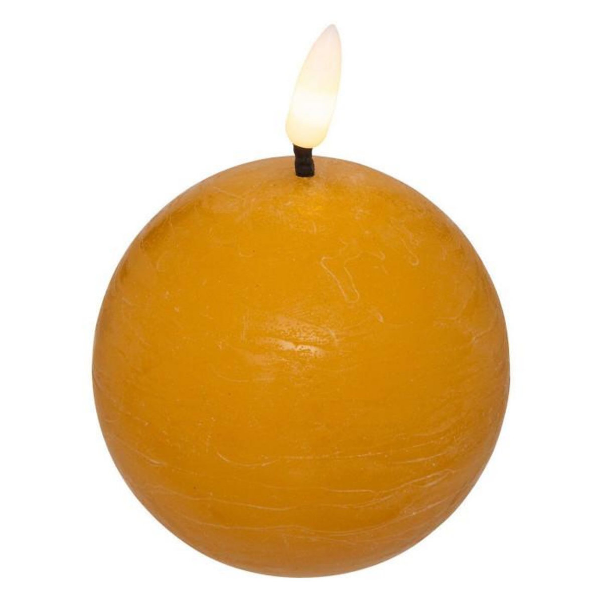 ATMOSPHERA Bougie Boule à LED  Molia  8cm Jaune