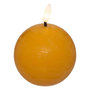 Voir la diapositive 2 : ATMOSPHERA Bougie Boule à LED  Molia  8cm Jaune