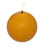 Voir la diapositive 2 : ATMOSPHERA Bougie Boule à LED  Molia  8cm Jaune