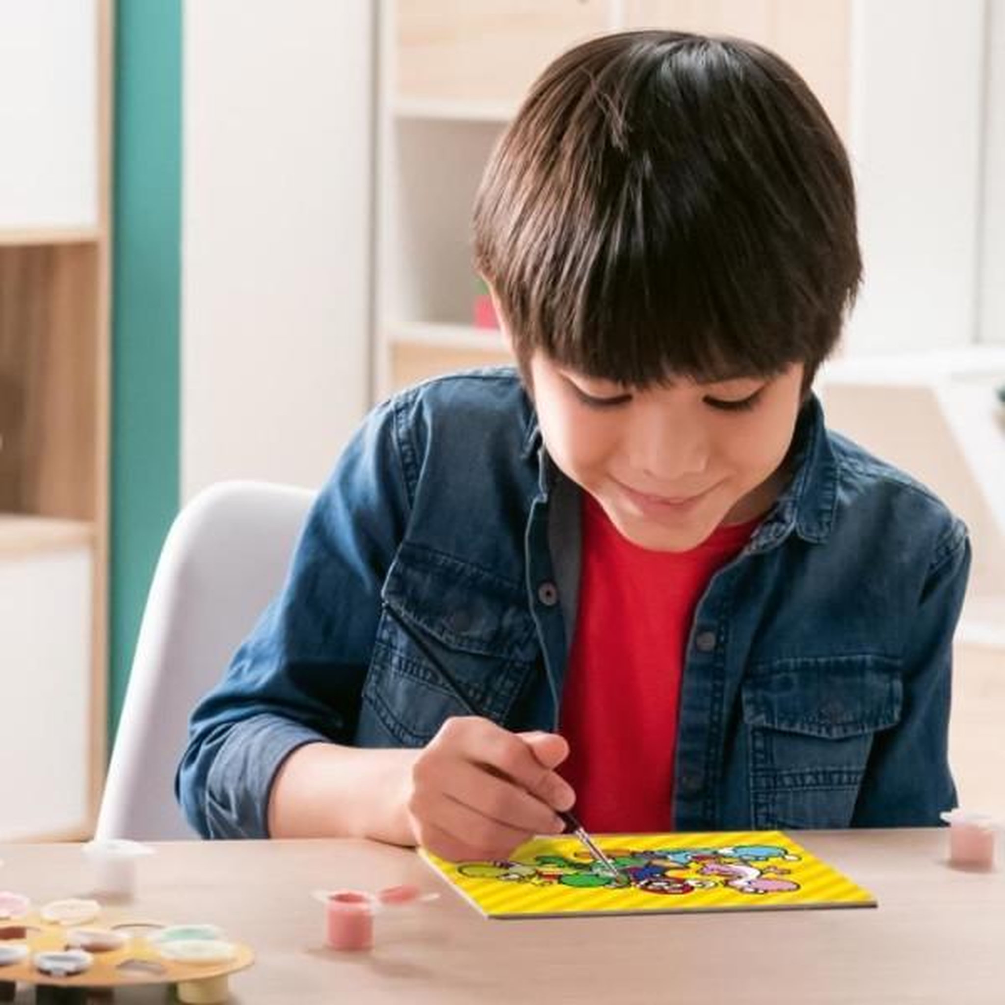Voir la diapositive 4 : RAVENSBURGER Creart kids 18x24cm super mario, kit de peinture par numéros numéro d'art, des 7 ans, 25529, ravensburger
