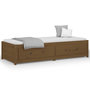 Voir la diapositive 2 : VIDAXL Lit de jour sans matelas marron miel 90x200 cm bois pin massif