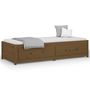 Voir la diapositive 2 : VIDAXL Lit de jour sans matelas marron miel 90x200 cm bois pin massif