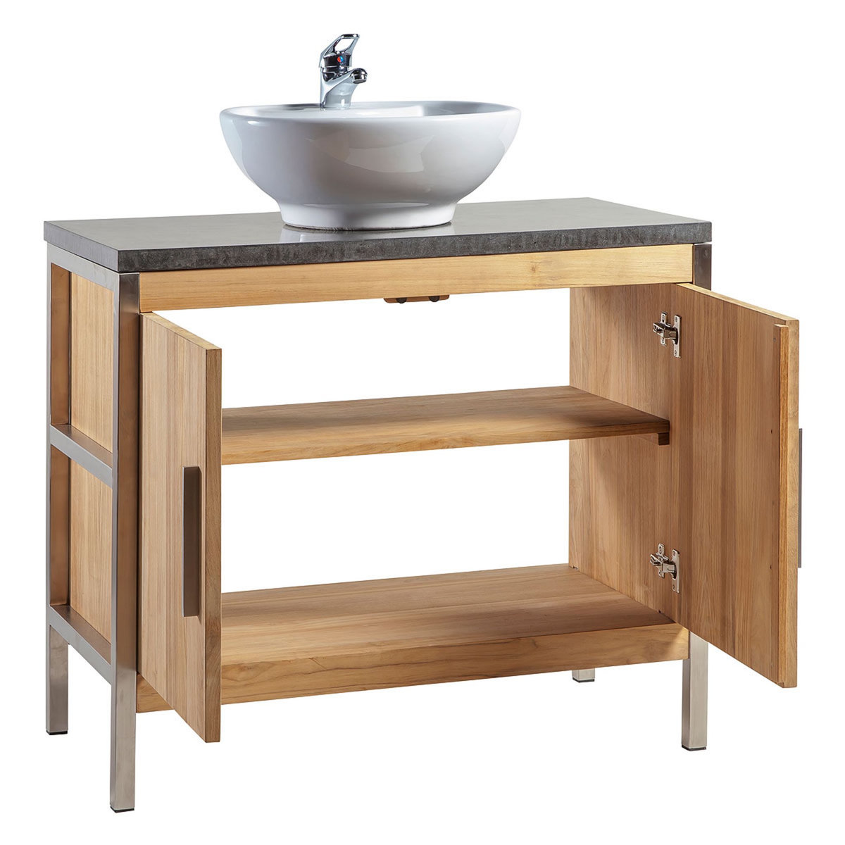 Meuble salle de bain en teck MODELIA