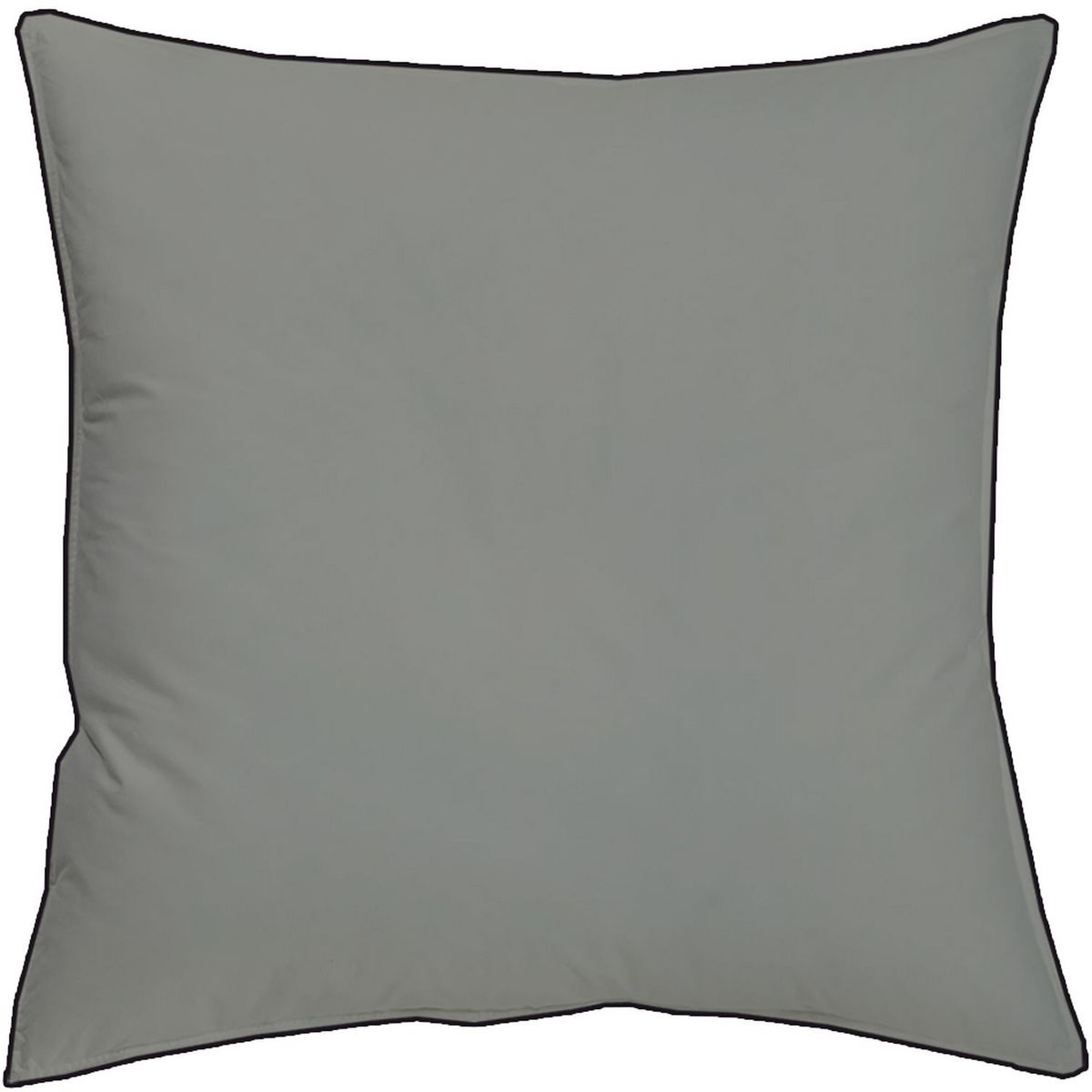 Taie d'oreiller unie en coton percale