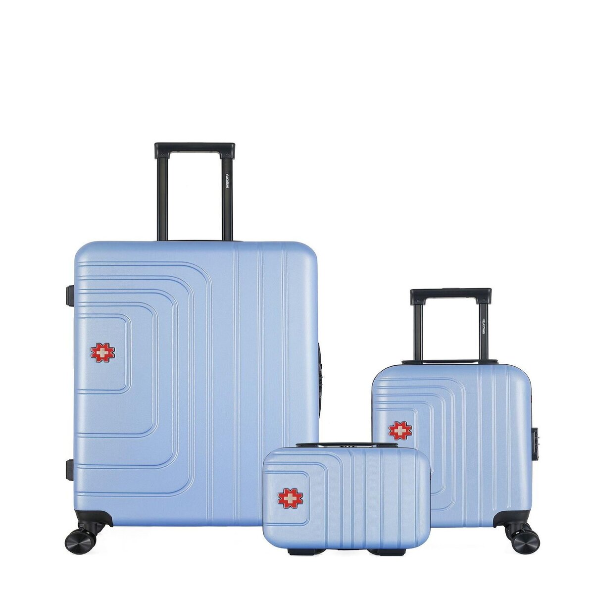 SWISS KOPPER SWISS KOPPER - LOT DE 3 - Valises grand format, cabine XXS et vanity RUTI
