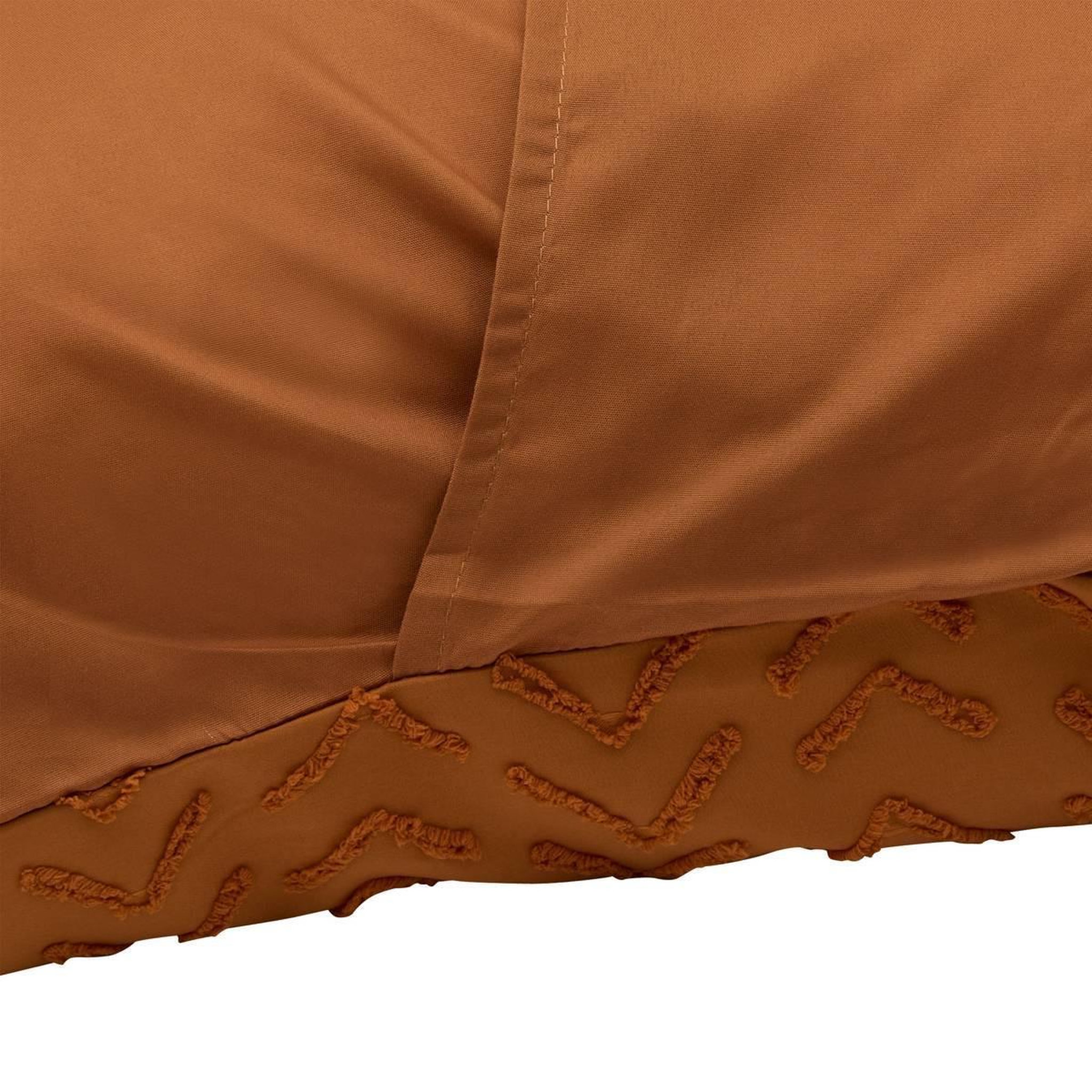 Voir la diapositive 5 : ATMOSPHERA Parure de lit 3 pièces  toni  240x220cm terracotta