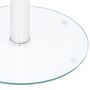 Voir la diapositive 4 : VIDAXL Table basse Transparent 40 cm Verre trempe