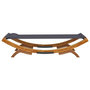Voir la diapositive 4 : VIDAXL Lit de repos exterieur 100x188,5x44 cm Bois courbe Anthracite