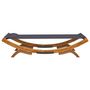 Voir la diapositive 4 : VIDAXL Lit de repos exterieur 100x188,5x44 cm Bois courbe Anthracite