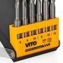 VITO Pro-Power Forets PIERRE VITO SDS PLUS Coffret de 6 pièces Diam 6, 8, 10, 12 mm