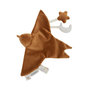 Voir la diapositive 1 : COMBELLE Doudou Hirondelle beige marron
