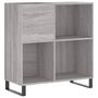 Voir la diapositive 2 : VIDAXL Armoire a disques sonoma gris 84,5x38x89 cm bois d'ingenierie