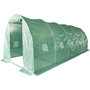 Voir la diapositive 1 : Habitat et Jardin Serre tunelle de jardin 8 x 3 m  Lys  - 24 m² - 140g - Vert