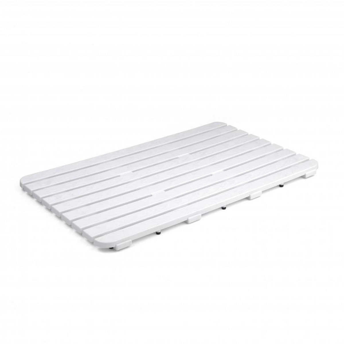 Tatay Caillebotis à poser l.80 x l.50 cm, blanc, Steppy