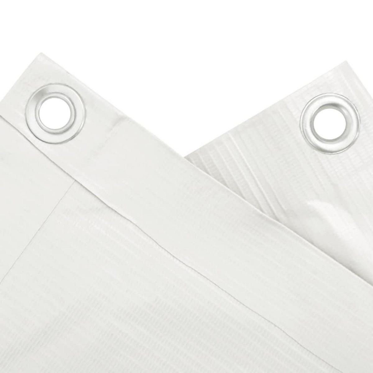 VIDAXL Ecran d'intimite de balcon blanc 800x120 cm PVC