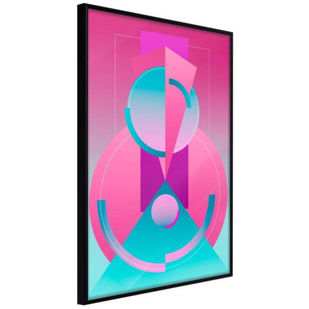 Paris Prix Affiche Murale Encadrée  Constructivist Train