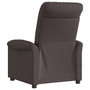 Voir la diapositive 5 : VIDAXL Fauteuil de massage inclinable Marron fonce Tissu