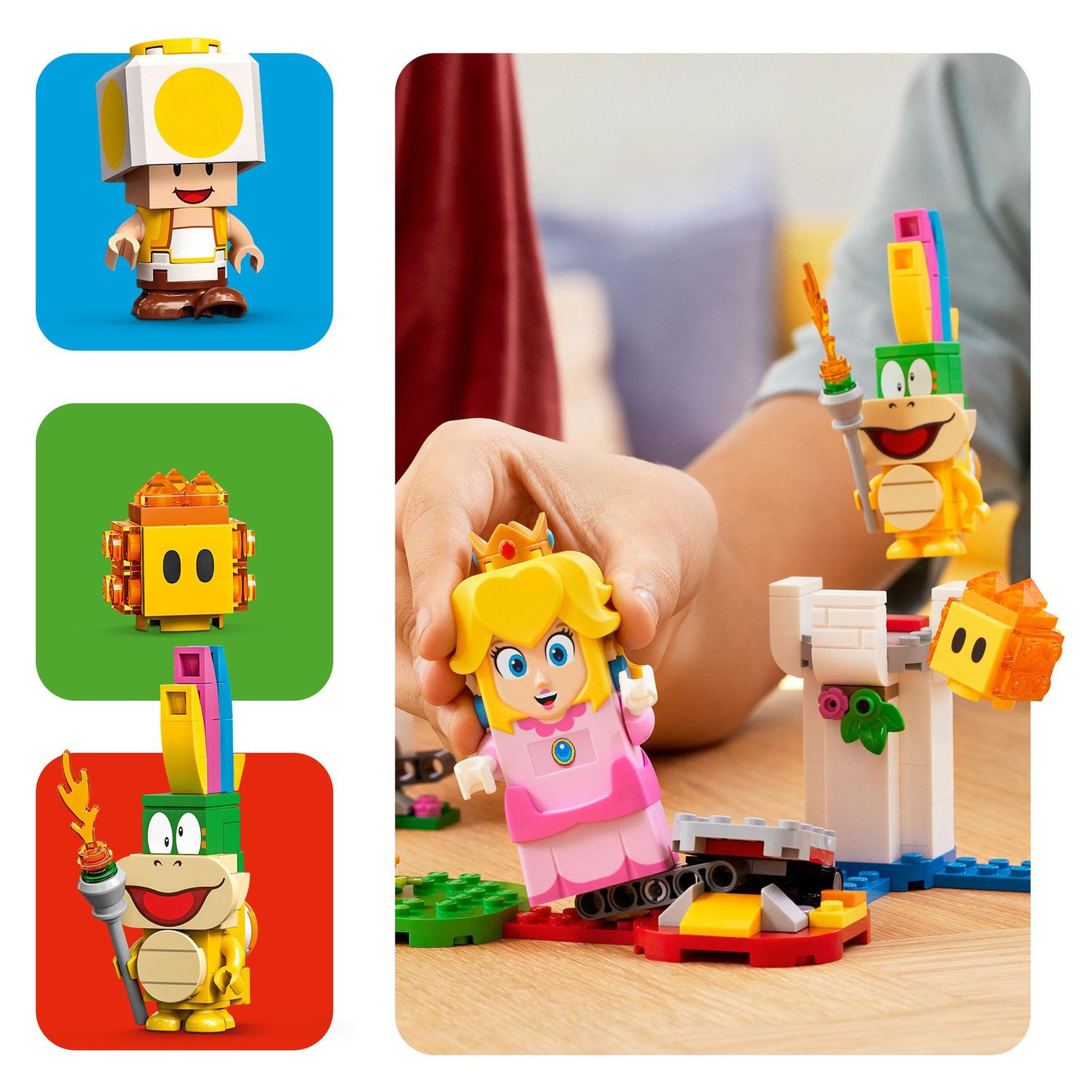 Voir la diapositive 7 : LEGO Super Mario 71403 Pack de Démarrage Les Aventures de Peach, Jouet, Figurine Interactive