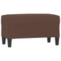 Voir la diapositive 2 : VIDAXL Banc Marron 70x35x41 cm Similicuir