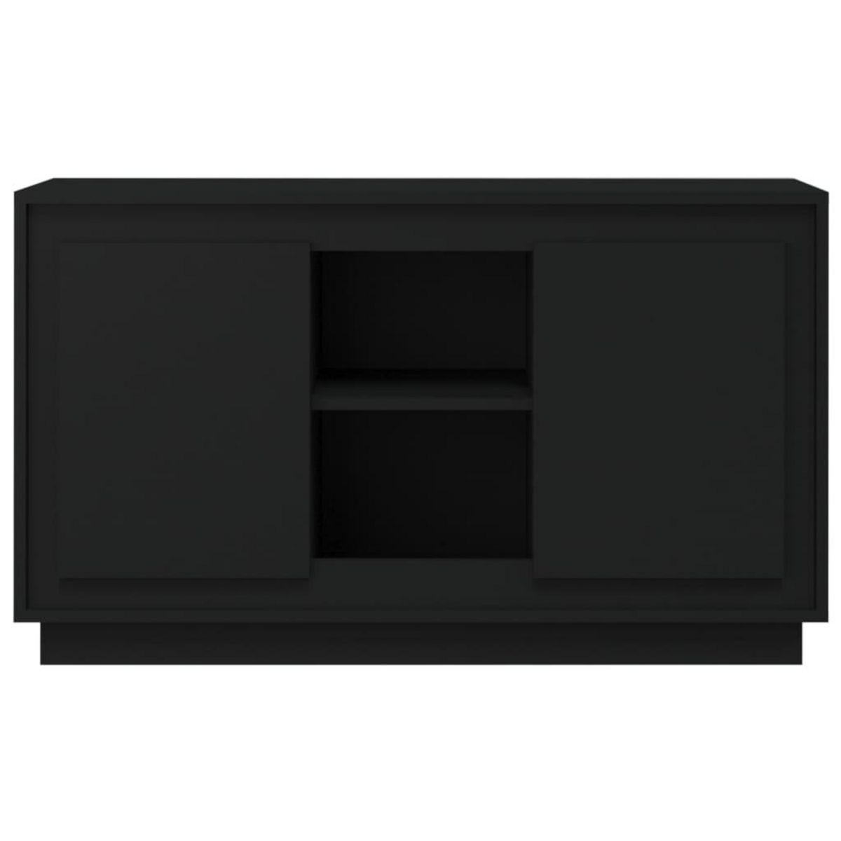 VIDAXL Buffet Noir 102x35x60 cm bois d'ingenierie