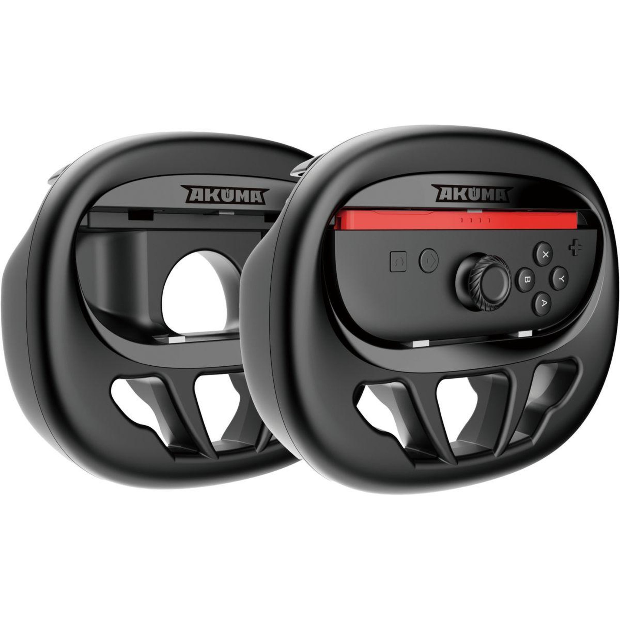 AKUMA Accessoire manette 2 volants racing switch2 noir