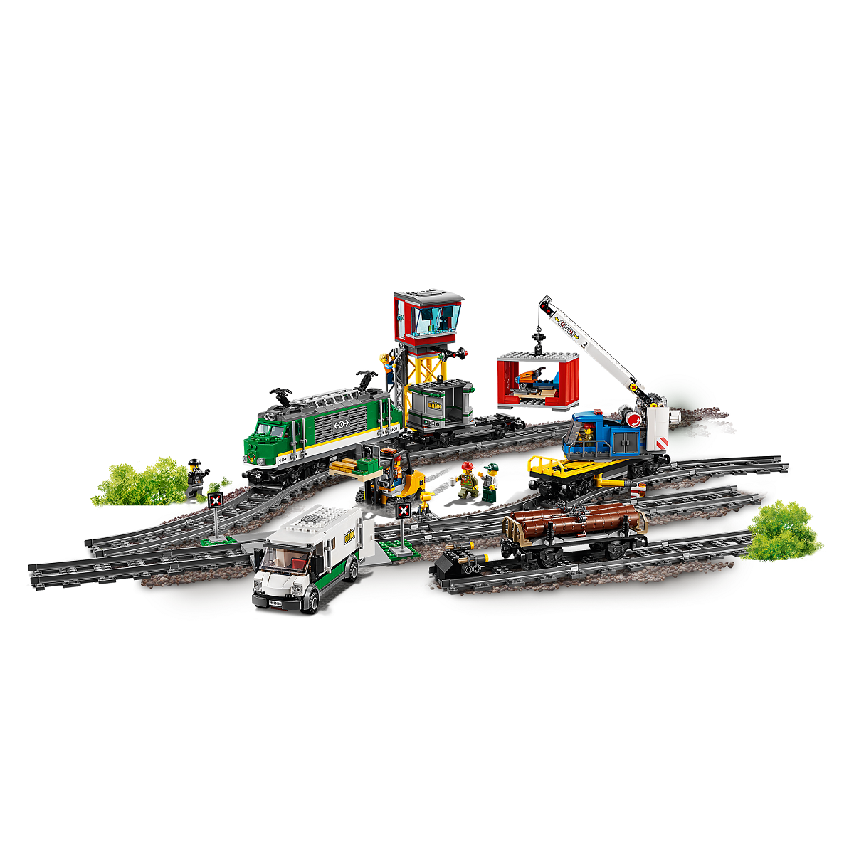 LEGO City 60198 - Le train de marchandises télécommandé