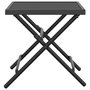 Voir la diapositive 4 : VIDAXL Table de jardin pliable anthracite 38x38x38 cm Treillis d'acier