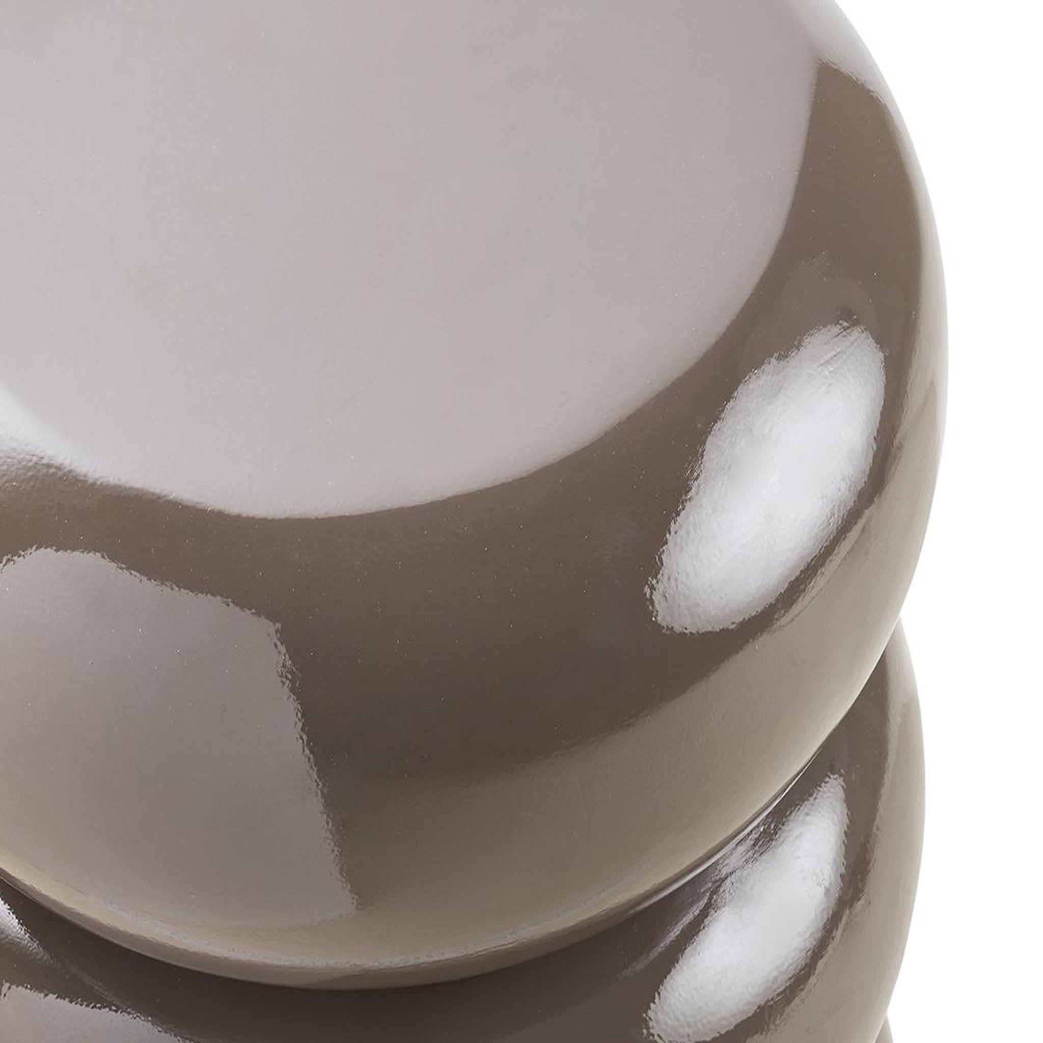 Voir la diapositive 3 : BEST MOBILIER David - bout de canapé bubble - 44 cm