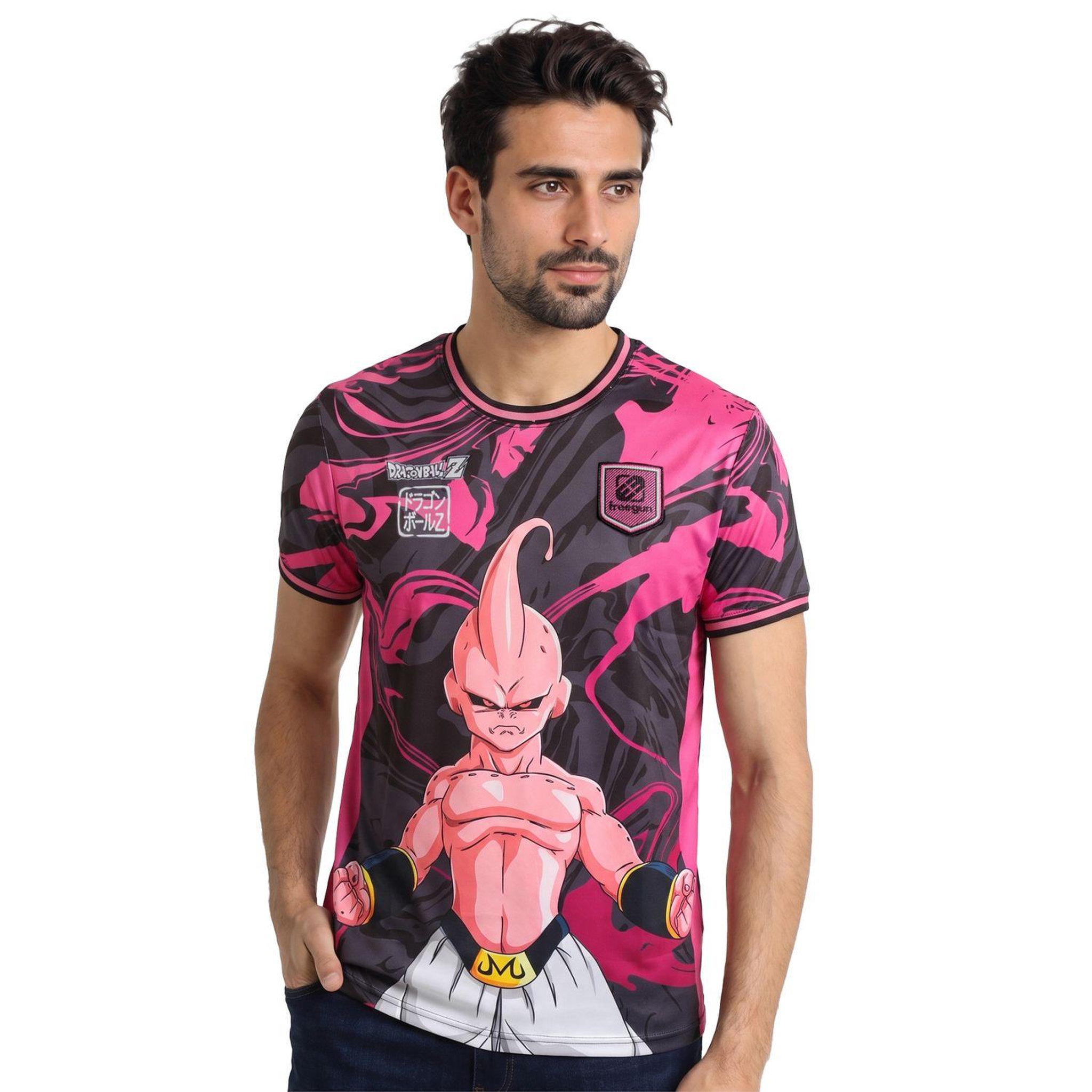 FREEGUN T-shirt homme dragon ball z buu. Coloris disponibles : Rose