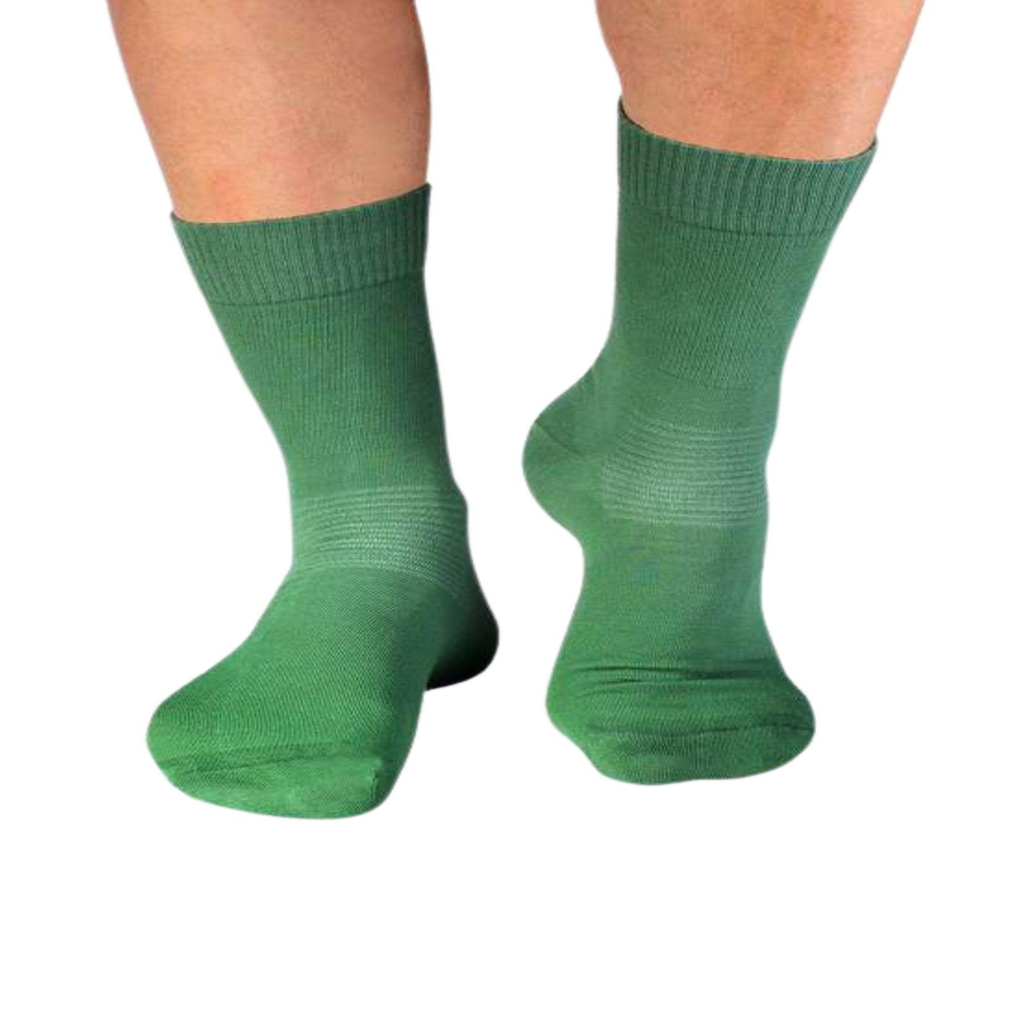 Voir la diapositive 2 : PIRIN HILL Chaussettes pour diabétiques - émeraude