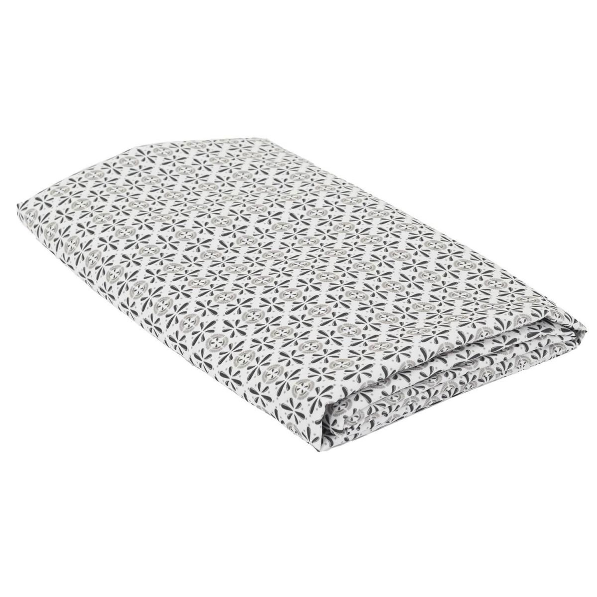 The Home Deco Factory Nappe antitache imprimée  cuzca  140x240cm gris