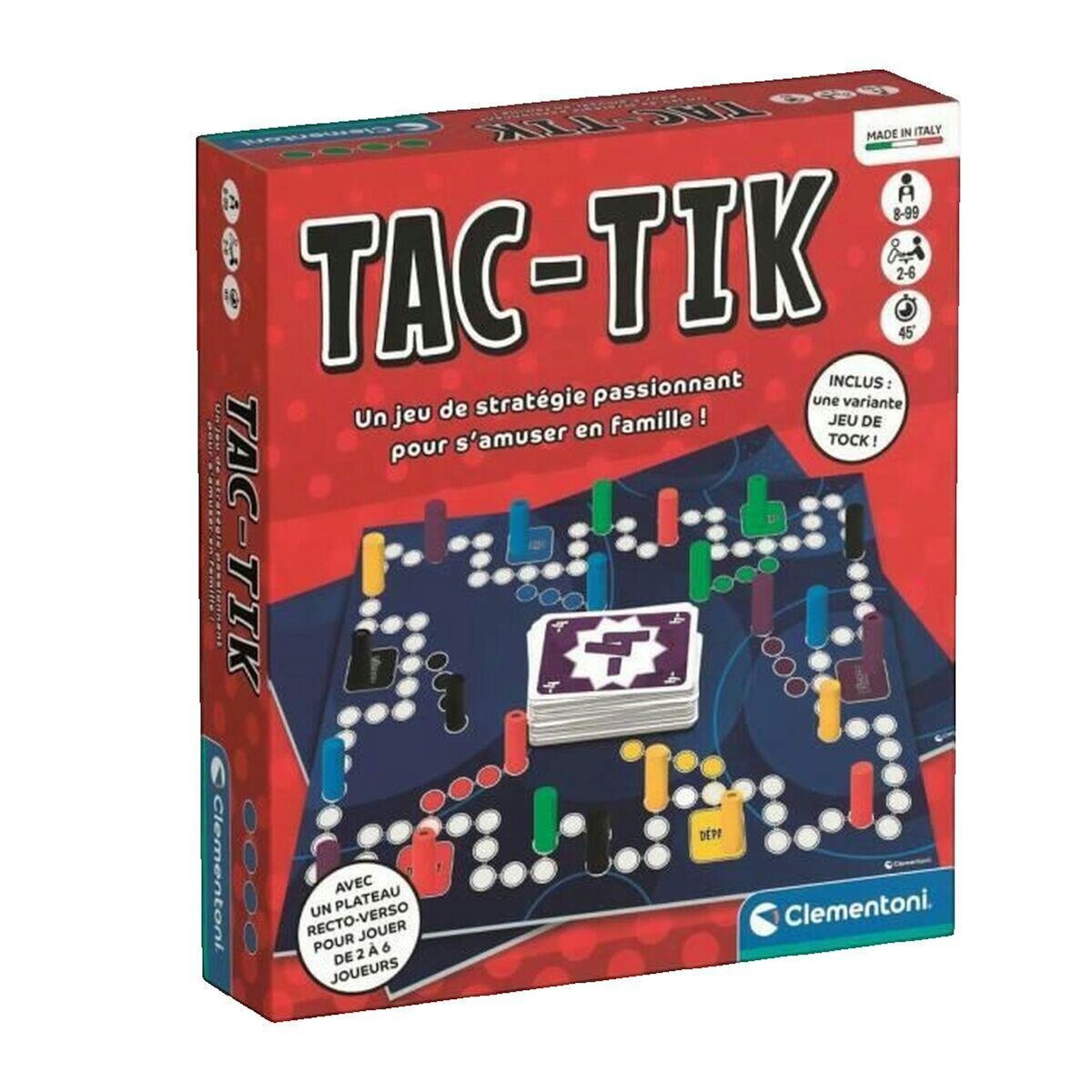 CLEMENTONI Jeu de société Clementoni Tac-Tik stratégique