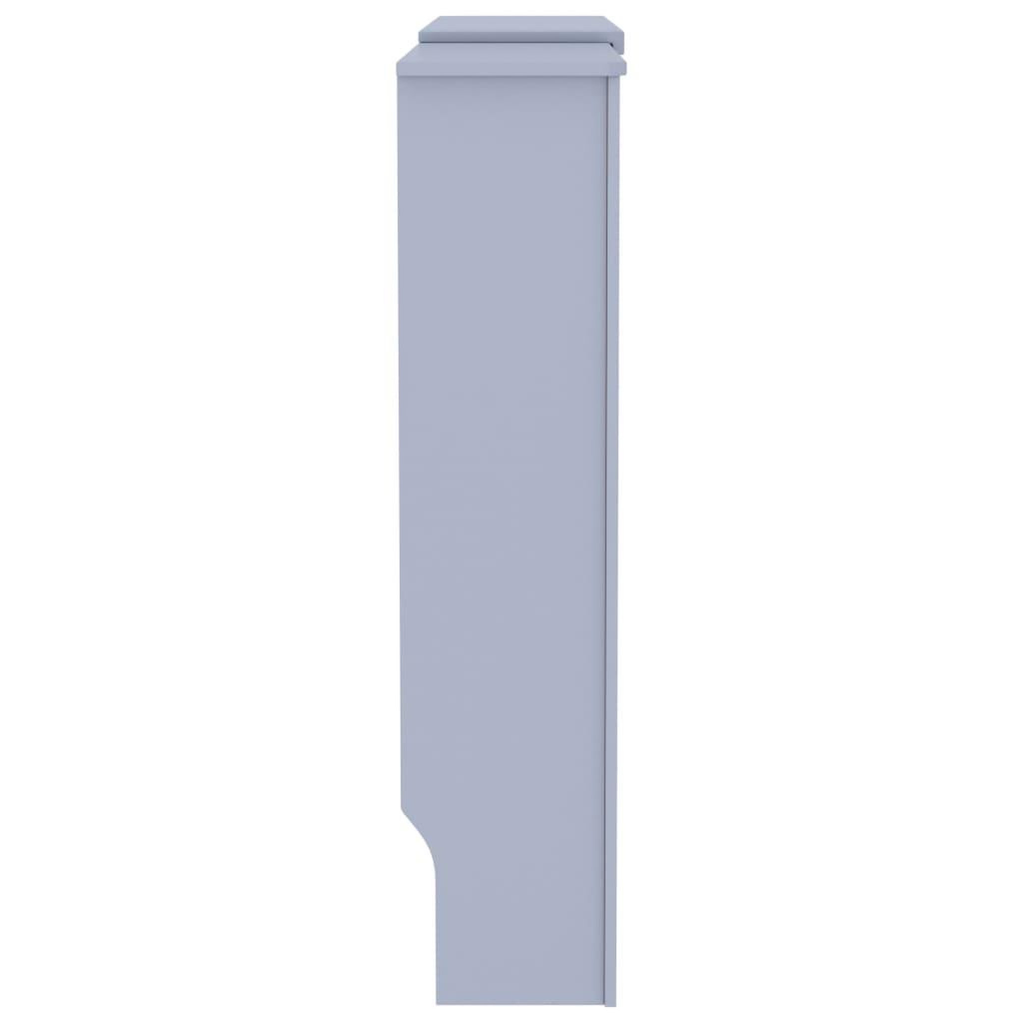Voir la diapositive 4 : VIDAXL Cache-radiateur MDF Gris 205 cm